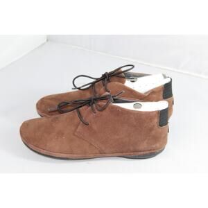 Camper girl Right Nina brown nubuck ankle boots Chukka flat Size 40 US 9